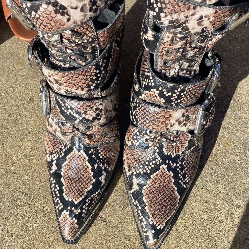 Jeffrey Campbell Ankle Boots- Size 10